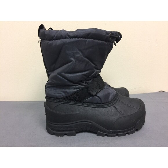 Northside Thermolite Kids Unisex Youth Winter Snow Boots Size 1 Color Gray - Picture 1 of 9